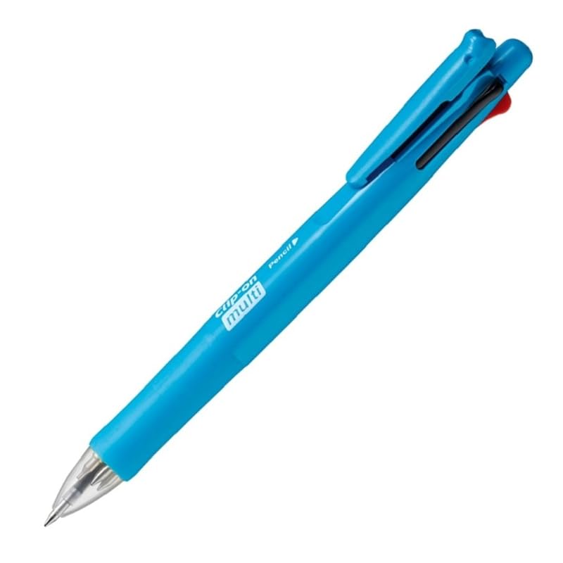

zebra multifunction pen 4 colors + sharp Clip-on multi-F fresh blue PB4SA1FBL