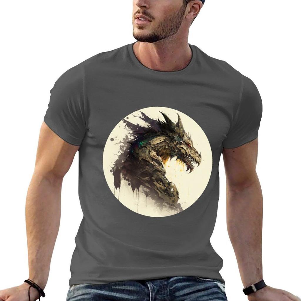Xeissos Dragon TShirt Comfortable Workout Short Sleeve Shirt