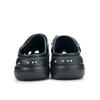 Crocs EVA Classic Crush Clog Blade Wing Angel Comfortable and Trendy Shoes Hole Shoes Unisex Silver