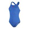 Womens/Ladies Medalist Horizontal Stripe One Piece Swimsuit