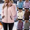 Women S Casual Fleece Zip Up Long Sleeve Sweatshirt