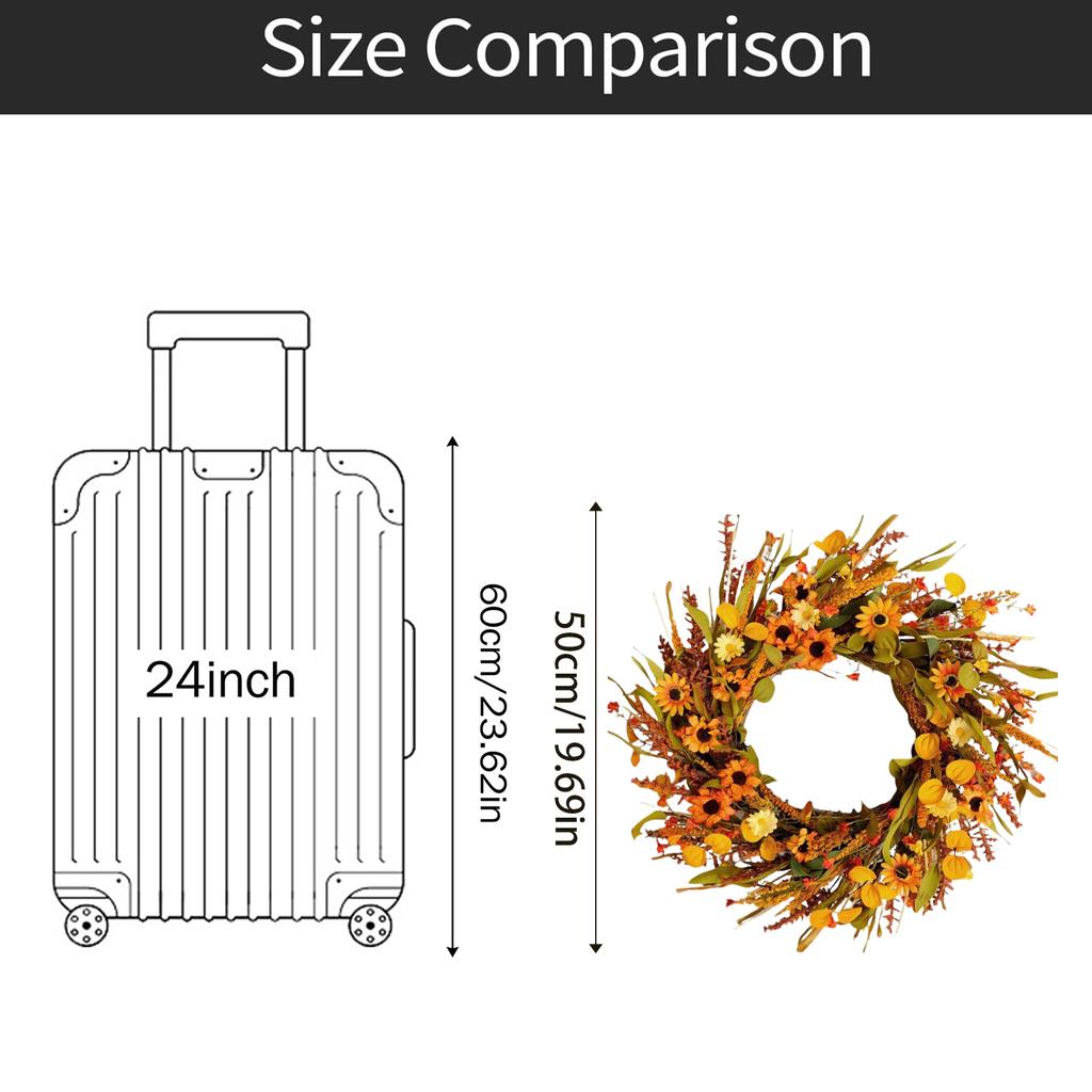 Jesienne Żniwa Festiwal Dziękczynienia Symulacja Girlanda Dom Drzwi Wejściowe Drzwi Wiszące Dziedziniec Ganek Wejściowy