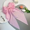 Women New Bow Hair Clip Women Large Bowknot Satin Hairpin Barrettes Girls Solid Color Ponytail Clip Hair Accessories