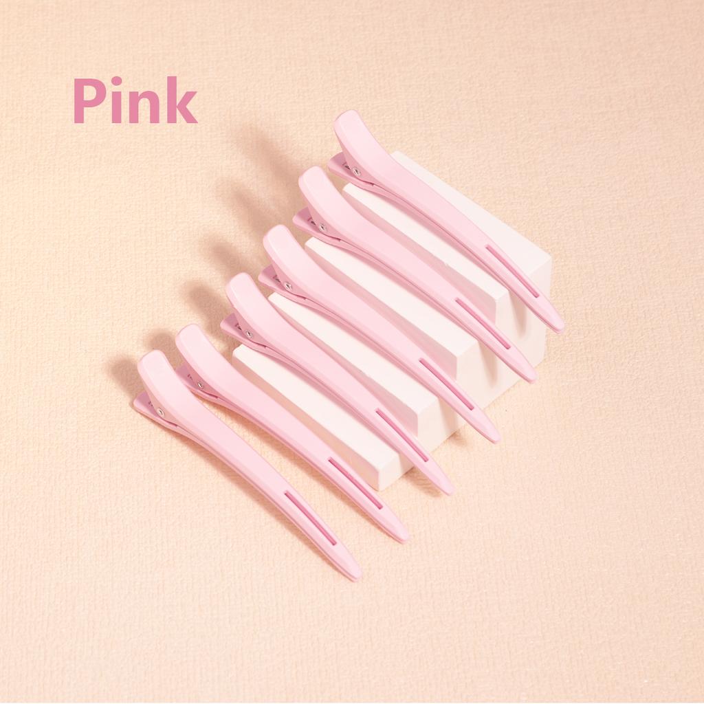 6peices Professional Hair Salon Hair Clips Plastic Single Fork Hair Clips for Styling - Segmentation Special for Real Hair Wigs