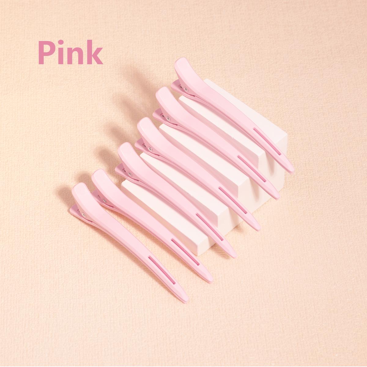 

6peices professional hair salon hair clips plastic single fork hair clips for styling - segmentation Special for real hair wigs