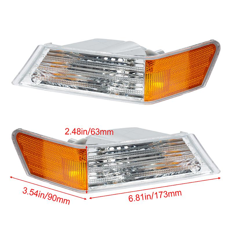 For Jeep Patriot 2007-2017 Front Turn Signal Corner Light Indicator Blinker Lamp Assembly Parking Light Housing Replacement Car Accessories