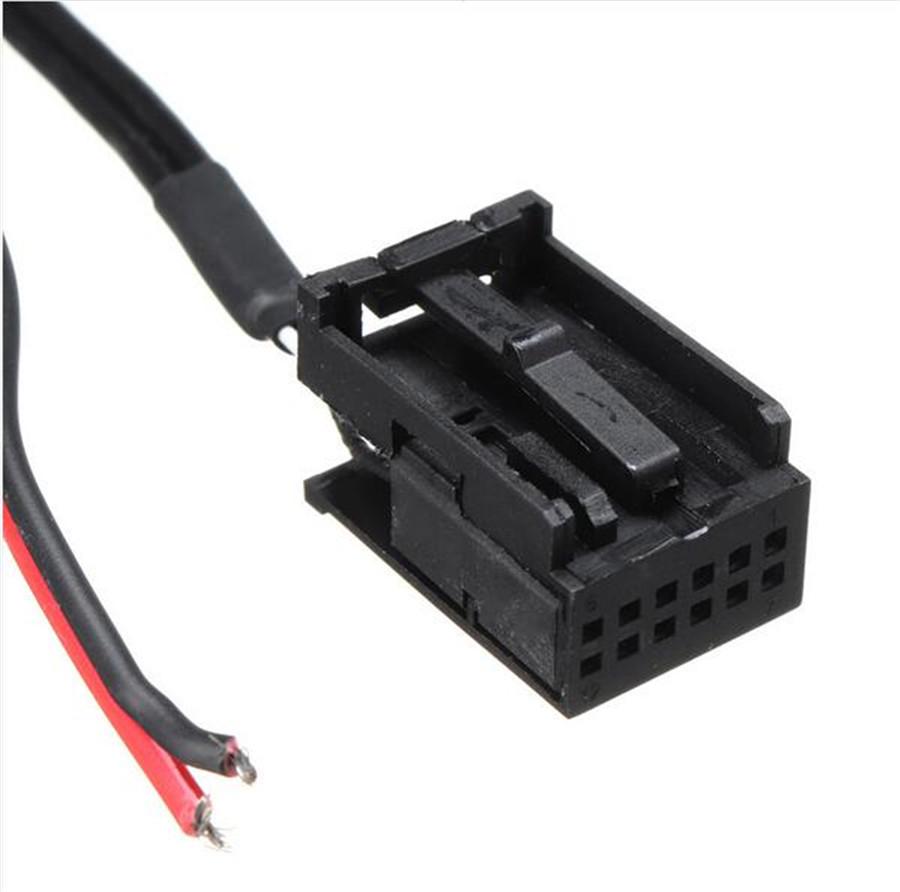 12V 12 Pin Car Bluetooth Adapter AUX Cable For Ford Focus MK2 C-MAX Mondeo MK3