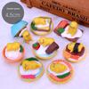 Gudetama Lazy Egg Model Miniature Cake Decoration Doll Ornament