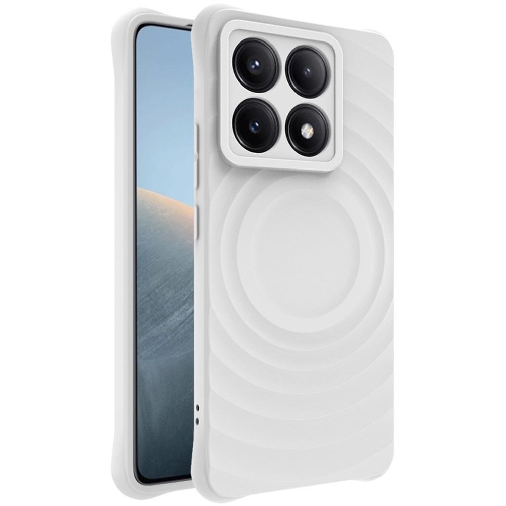 

Серия IMAK UC-6 для Xiaomi 14T Чехол Текстура капли воды Противоскользящая Матовая ТПУ накладка Matte White