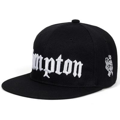 COMPTON haftowana czapka baseballowa Hip Hop czapki snapback płaska moda sportowa czapka dla unisex regulowane czapki taty