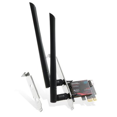 Binardat WiFi6 Card AX3000 PCIe WiFi Network Adapter with Intel AX200 Chip, Bluetooth 5.0, Dual Band 2.4GHz5GHz, OFDMA & MU-MIMO, Windows 1011