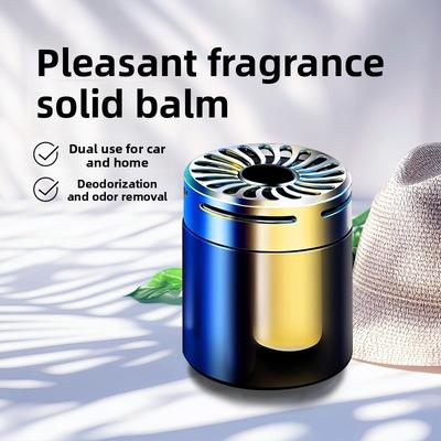 Auto-Aroma-Diffusor, Auto-Parfüm, Desodorierende feste Duftpaste, Licht- und Schattenbecher, Autoduft, Langanhaltender leichter Duft
