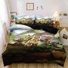 Digital Printing Three-Piece Set, Minecraft Themed Game Series Abraded Bedding Kit