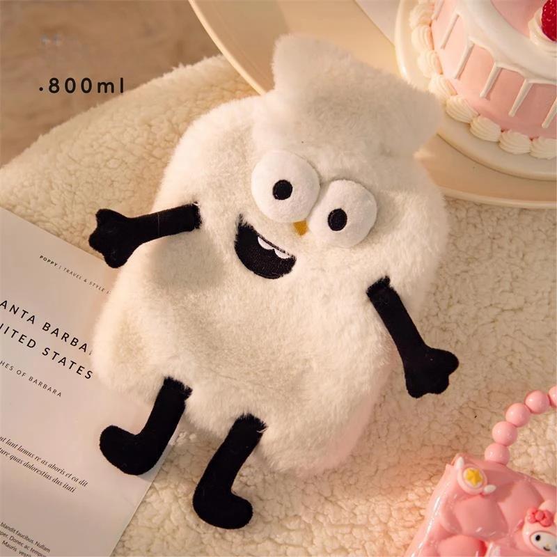 The New Hot-selling Creative Funny Cartoon Hot Water Bottle Cute Plush Warm Water Bag Hand Warmer Foot Warmer Bed Warmer