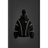 Unisex Oversized Kapuzen-Balaklava-Stil Sweatshirt Mit Reflektierenden Streifen Lässige Streetwear Herbstjacke
