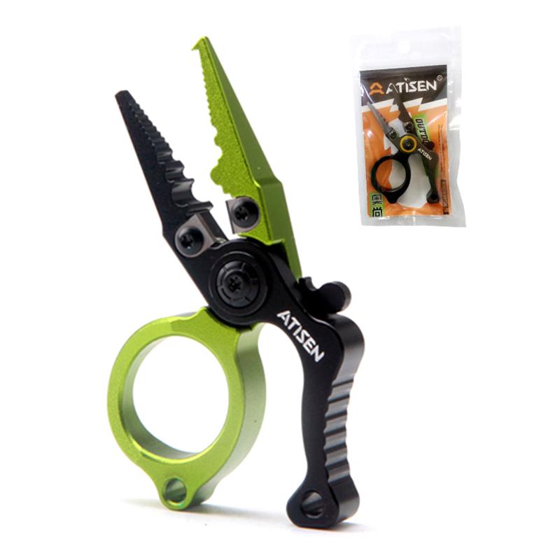 Fishing Activities Aluminum Alloy Fishing Split Ring Pliers Fishing Multitool Shear Protable Lightweight Rust-Proof Hook Remover