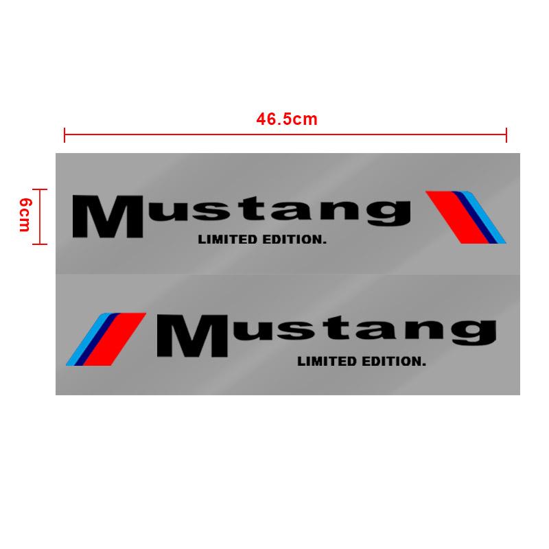 2 Stück Auto Seitentür 3D Aufkleber Emblem Abziehbild Dekoration Für Ford Focus 2 3 mondeo mk3 f150 fusion mustang mk7