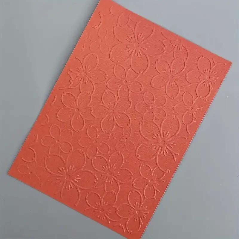 1Pc Embossing Folder Flowers Pattern Plastic Embossing Folder Machine Template for Card Making Scrapbook Paper Album Craft DIY