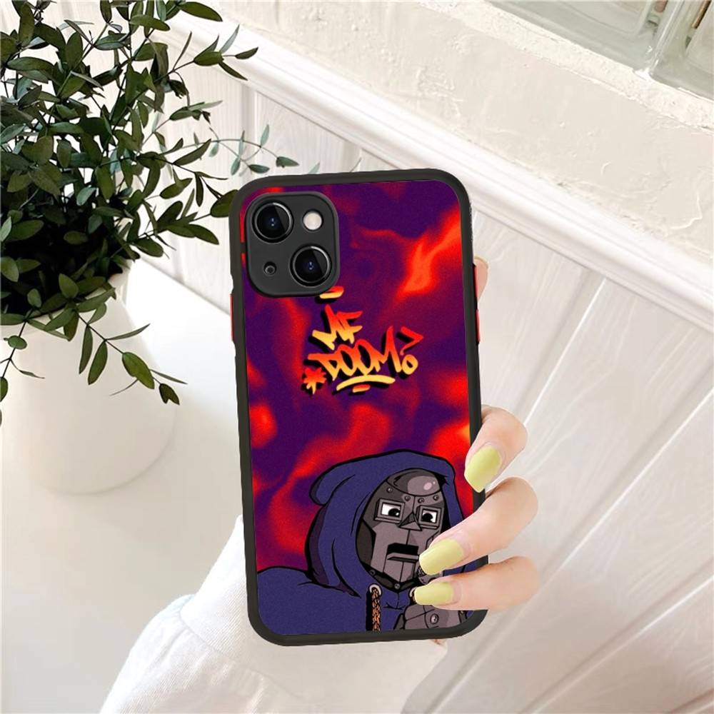 MF DOOM Phone Case for iPhone 16 15 14 11 12 13 Pro Max X XS Translucent Matte Cover