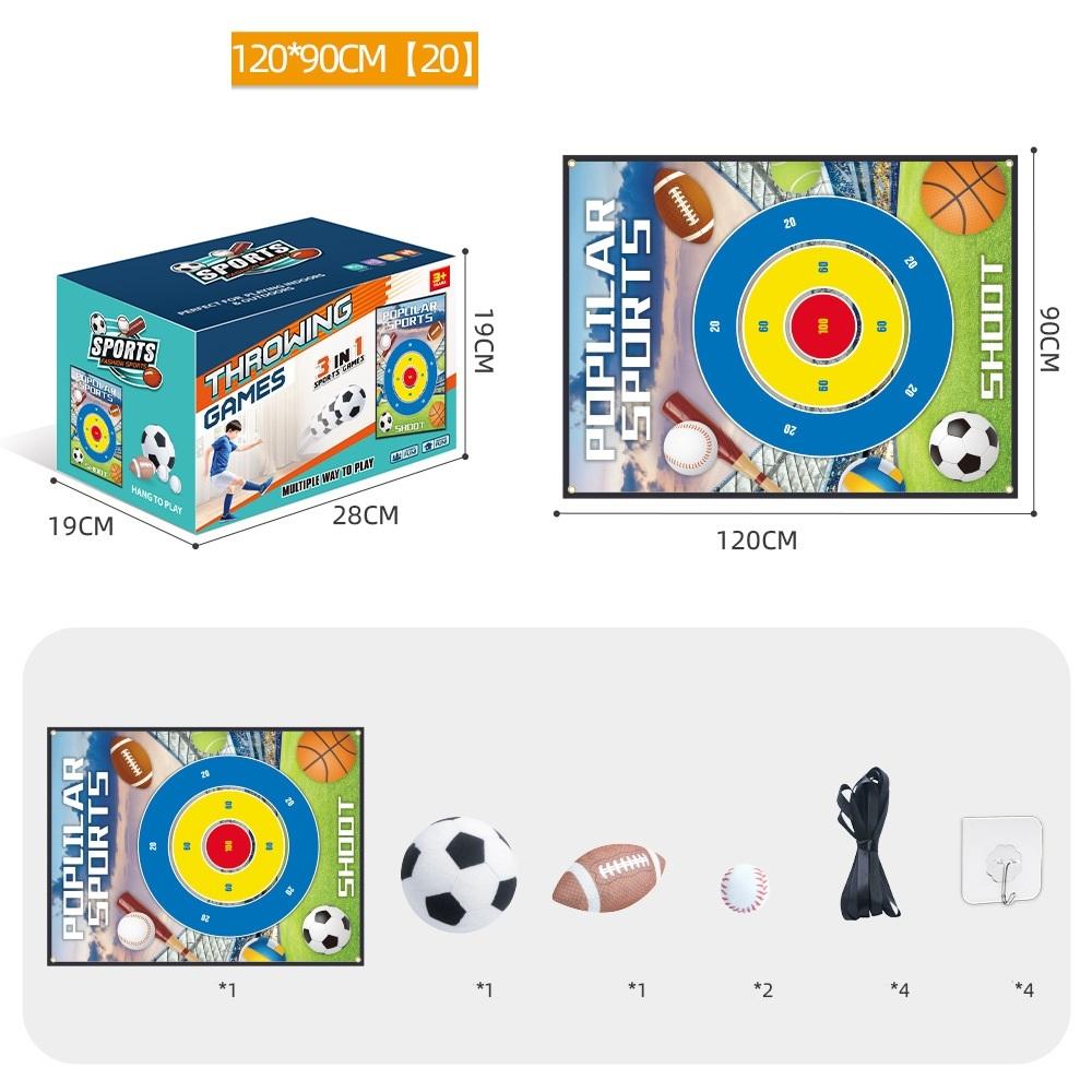 Ballwerfen Trainingsziel Spielzeug Frühling Outdoor Kinder Sport Geschenkbox Sandsack Anzug