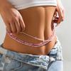 Ingemark 3Pcs/Set Boho Elastic Seed Beads Waist Belly Belt Chains Women Summer Bikini Sexy Aesthetic Body Jewelry Accessories