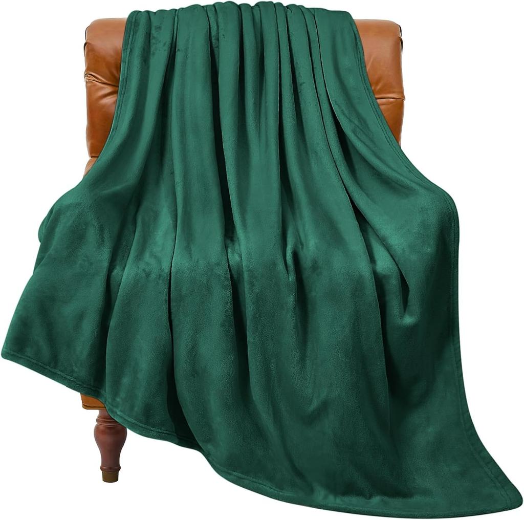 All Season Lightweight Super Soft Cozy Blanket for Bed Throw Size Flannel Fleece Blanket for Winter