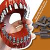 Funny Denture Drill Bit Holder for Screwdriver Teeth Model Screwdriver Bit Holder Fits 1/4 Inch Hex Bit Drive Bit Adapter Tools