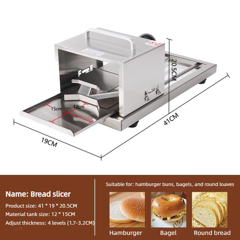 Adjustable Thickness Bread Slicer Commercial Kitchen