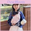 Kuromi And My Melody Kids Cartoon Nylon Waist Bag With Breathable Design For Daily Use