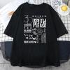JungKook Golden T-shirt Harajuku Standing Next To You Short Sleeved Unisex Retro Seven Piece Pullover Sports T-shirt South Korea