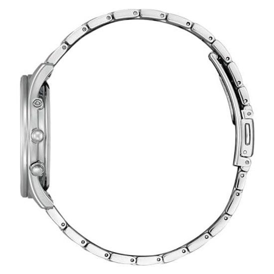 Montre bracelet Citizen Collection Simple Adjust Eco-Drive montre radiocommandée modèle fin AS1060-54E homme.