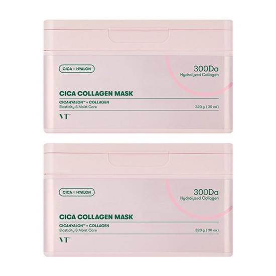VT Cosmetics Cica Collagen Mask 30 Sheets × 2 (Total 60 Sheets)