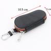 Universal Car Remote Zipper Key Holder Bags Cases Cover Chain Smart PU Leather