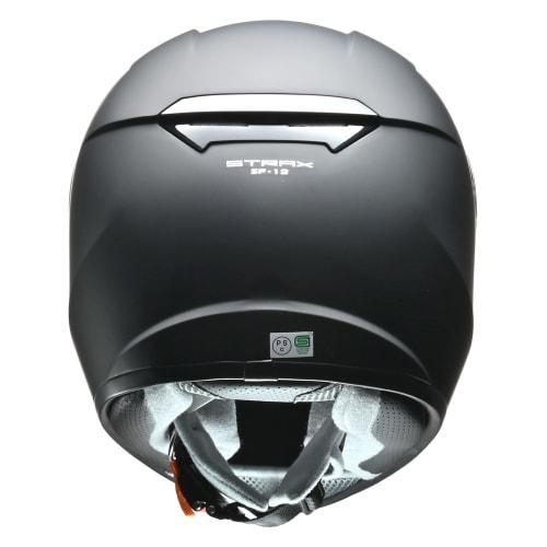 LEAD Motorcycle Helmet Full Face STRAX Matte Black L Size Less than 59-60cm SF-12