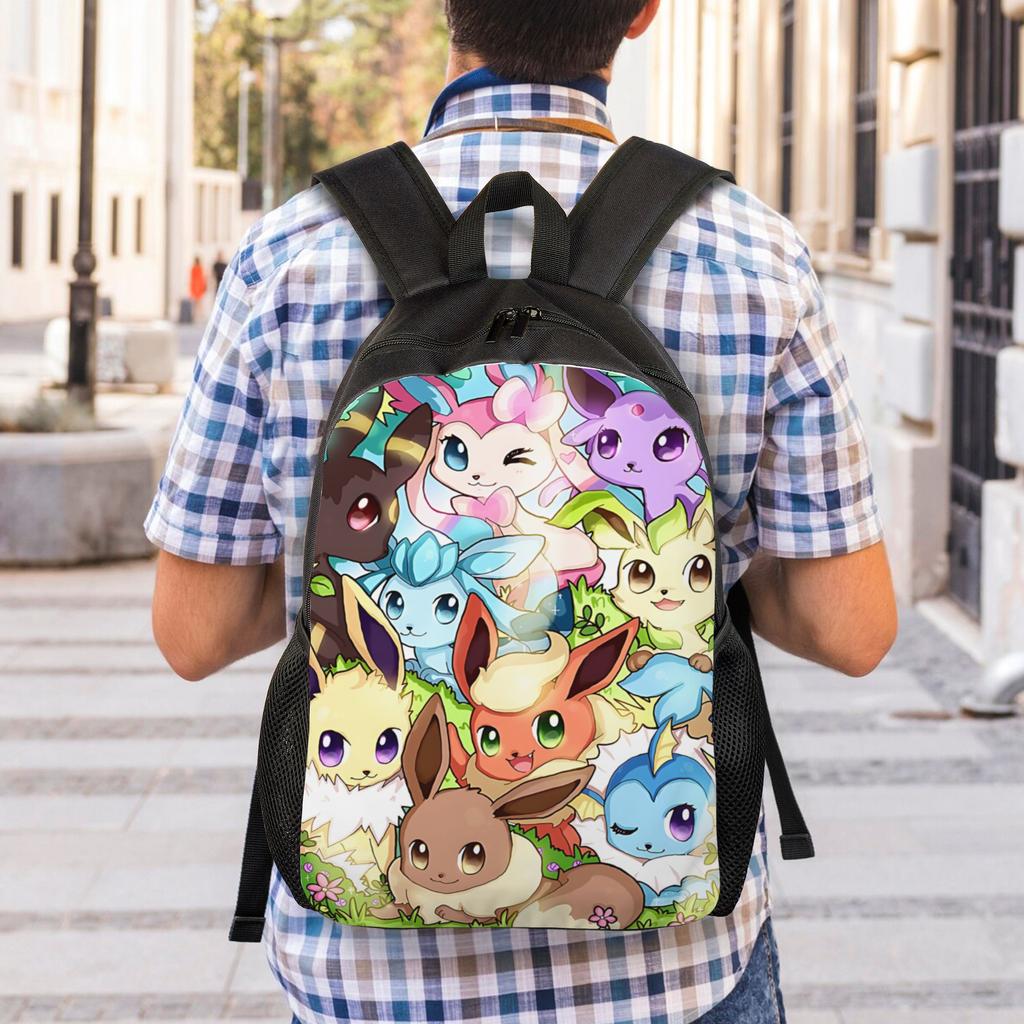 Eeveelution Daypack mochila Journey Large Capacity Rucksack backpacks