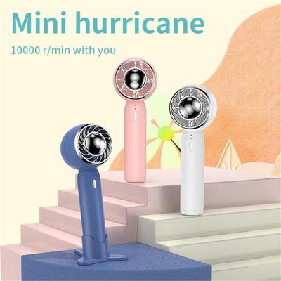 Miniventilador portátil de turbina, 3 velocidades, para acampar al aire libre, subventilador portátil, electrodomésticos