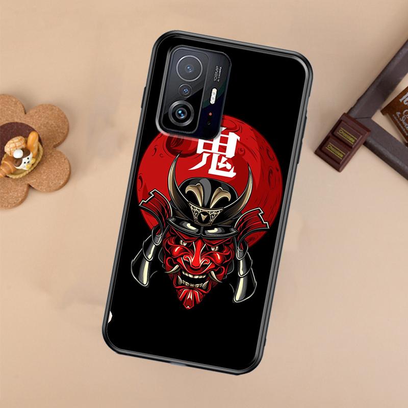 Japanese Samurai Warrior Case For Xiaomi POCO X7 Pro X3 X5 X6 F3 F5 F6 M6 Pro 11T 12T 13T 14T Pro 13 14 Ultra Cover