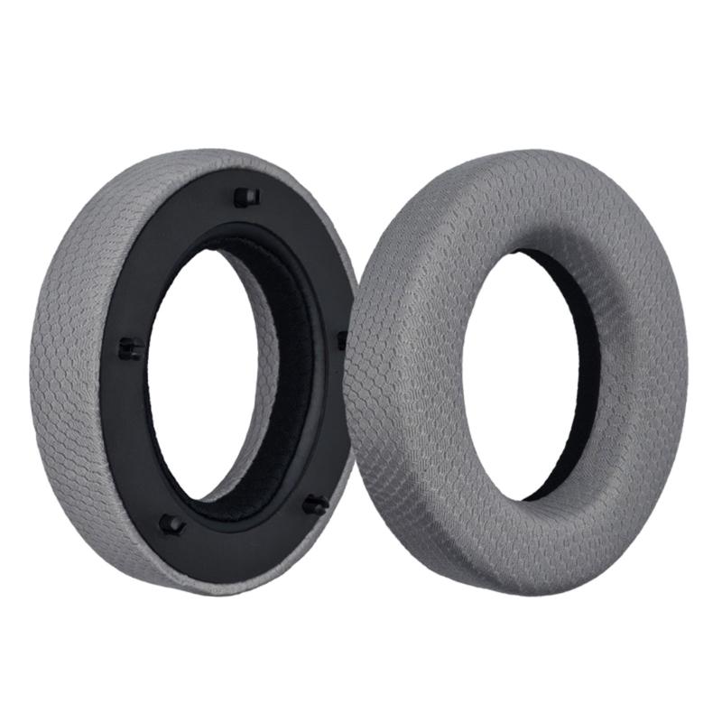 1Pair Earpads Protein Leather Ear Pads Ear Cushions Cover Memory Foam Earmuffs for Focal Clear Elegia Headsets