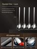 Korean Style Stainless Steel Long Handle Soup & Stirring Spoon