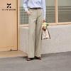 Women's High-Waist Casual Wide-Leg Suit Pants