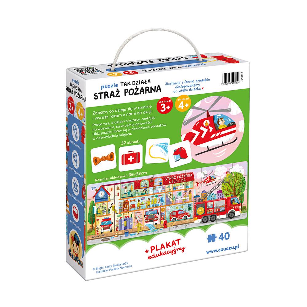 Puzzle Czuczu 40 El. Tak Działa Straż Pożarna