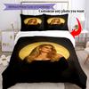 Personalizza Foto Personalizza il tuo set di biancheria da letto con foto Copripiumino Traspirante con Federe Decorazione per la Casa Regalo di Compleanno