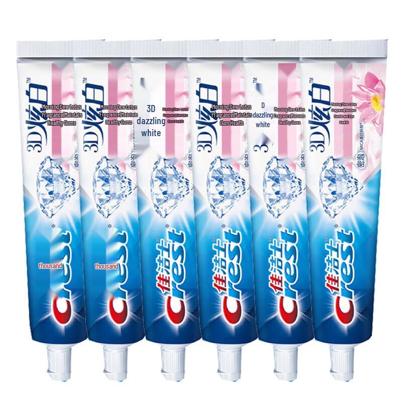 Crest 3D White Morning Dew Lotus Fragrance Toothpaste