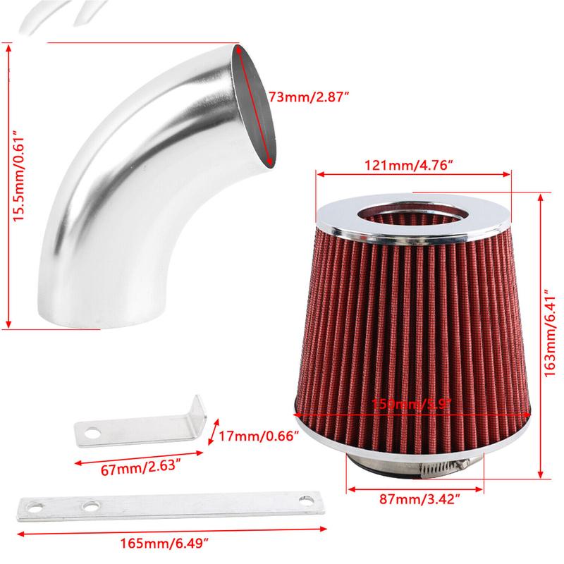 racing short ram Air Intake Filter Kit For BMW E46 3-Series 1999-2005 323 325 328 330