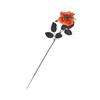 Flexible Black Spider Rose Flower Stem Bouquet Halloween Decoration Adjustable Silk Floral Arrangement Accessory