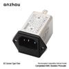 Anzhou AN-10A2FIL EMI Socket Filter with Fuse Holder, AN-6A2FIL, AN-3A2FIL