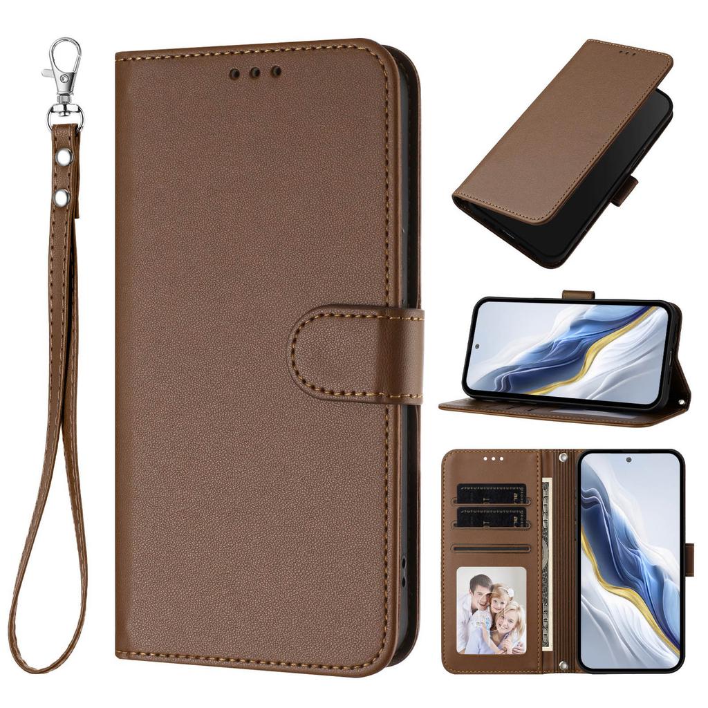 Single Color Leather Phone Coque Phone Case For Samsung Galaxy A17 A07 Magnetic Flip Wallet Cover Skin For Funda Galaxy A07 A17
