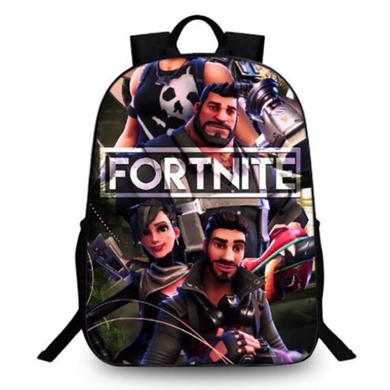 3d Fortnite Game Print Backpack Bookbag School Laptop Travel Bag Boy Girl