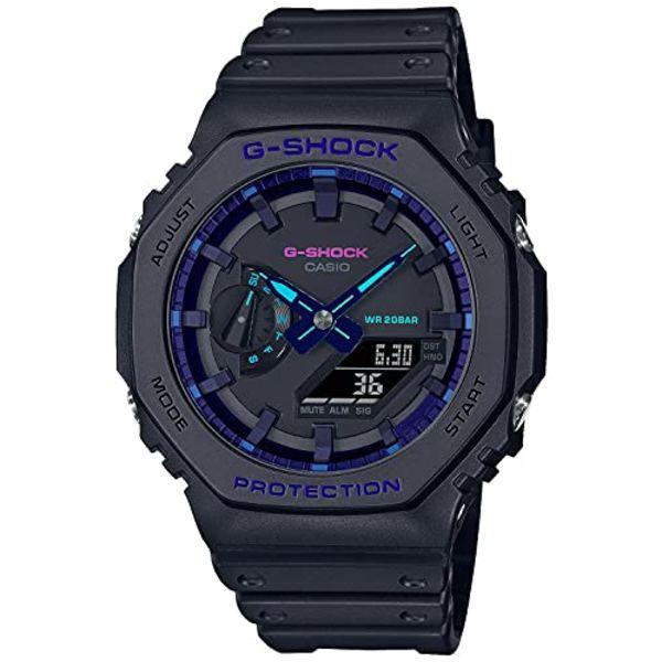 

CASIO G-SHOCK Кварцевые мужские часы Black Virtual Blue Series GA-2100VB-1AJF NEW