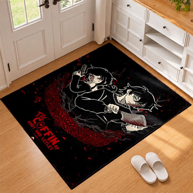Ashley And Andrew Carpet Door Mat for Living Room or Bedroom Protective Mat Under Chair Office Decoration Christmas Gift Birthday Present